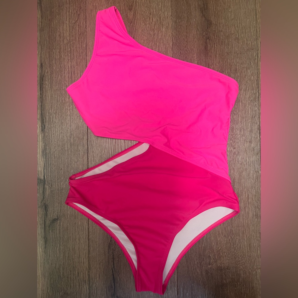 Vibrant Pink One-Piece Swimsuit